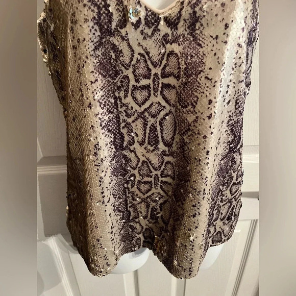 Maven West Python Sequin‎ Tank Top size XS NWT - Picture 4 of 10